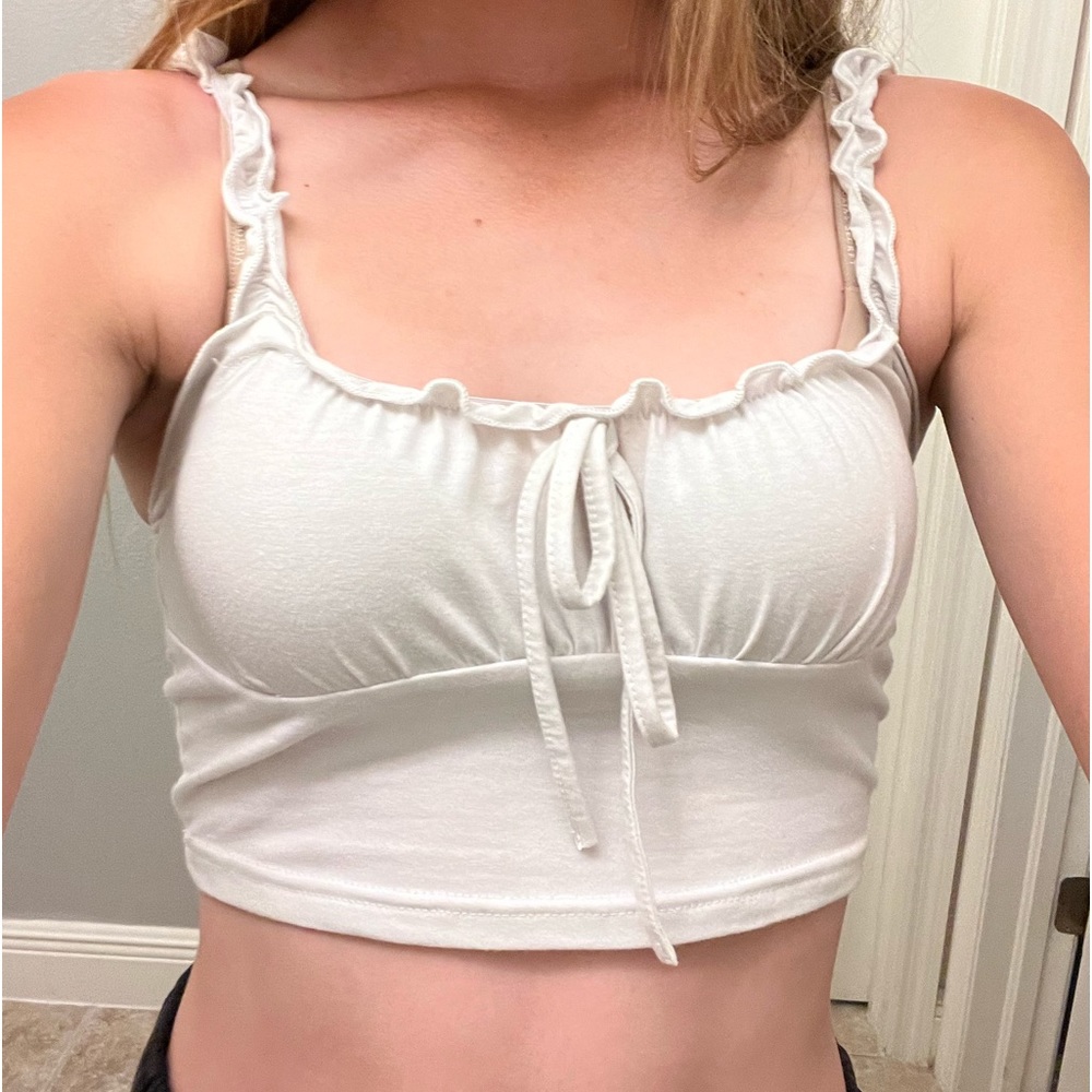 White tank top
